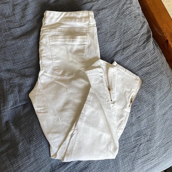 White House Black Market white ankle pant - Picture 1 of 6